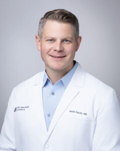 Headshot of Dr. Caylor, a pain pump doctor in Round Rock.